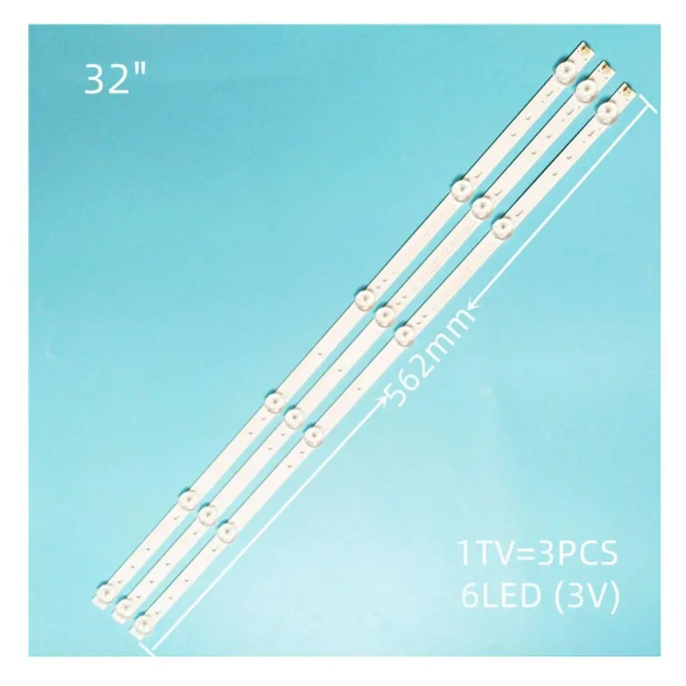 LED TV backlight SVJ320AJ0 for Hisense Bravis Changhong LED-32C1000 BBK 32LEM-3081/T2C 32LEM-1018/T2C Dexp H32B7300C