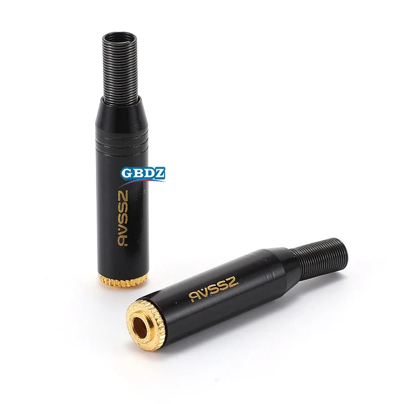 S3.5-BG 3.5mm Male /Female Headphone Plug Connector Audio Amplifier Adapter  Notebook Mobile Phone Stereo Welding fever DIY Plug