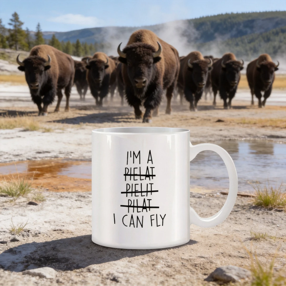 Taza I Can Fly Original, Tazas de Cerveza de Cerámica, Tazas de Café Divertidas, Taza para Té, Artículos para Beber, Regalo Personalizado, Taza de Viaje Rara, Linda y Original