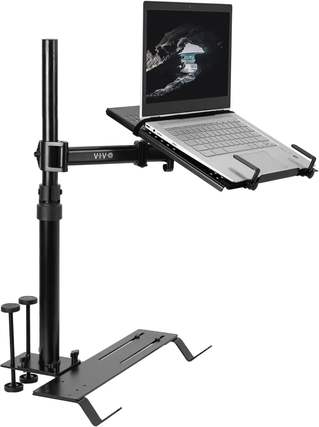 

Adjustable Laptop Car Mount for Trucks, Vans, and SUVs with Full Articulation and Height Adjustment