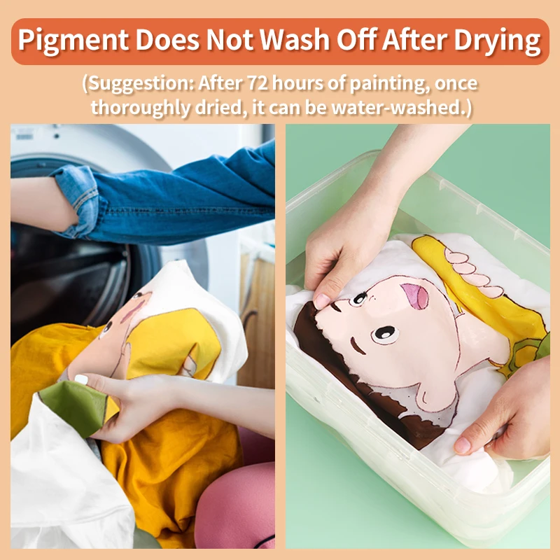 Marie's-Ensemble de peinture en tissu imperméable, 12/18/24/36 couleurs, pour vêtements, en continu, pour Économie, chaussures, jeans, toile, projets de bricolage