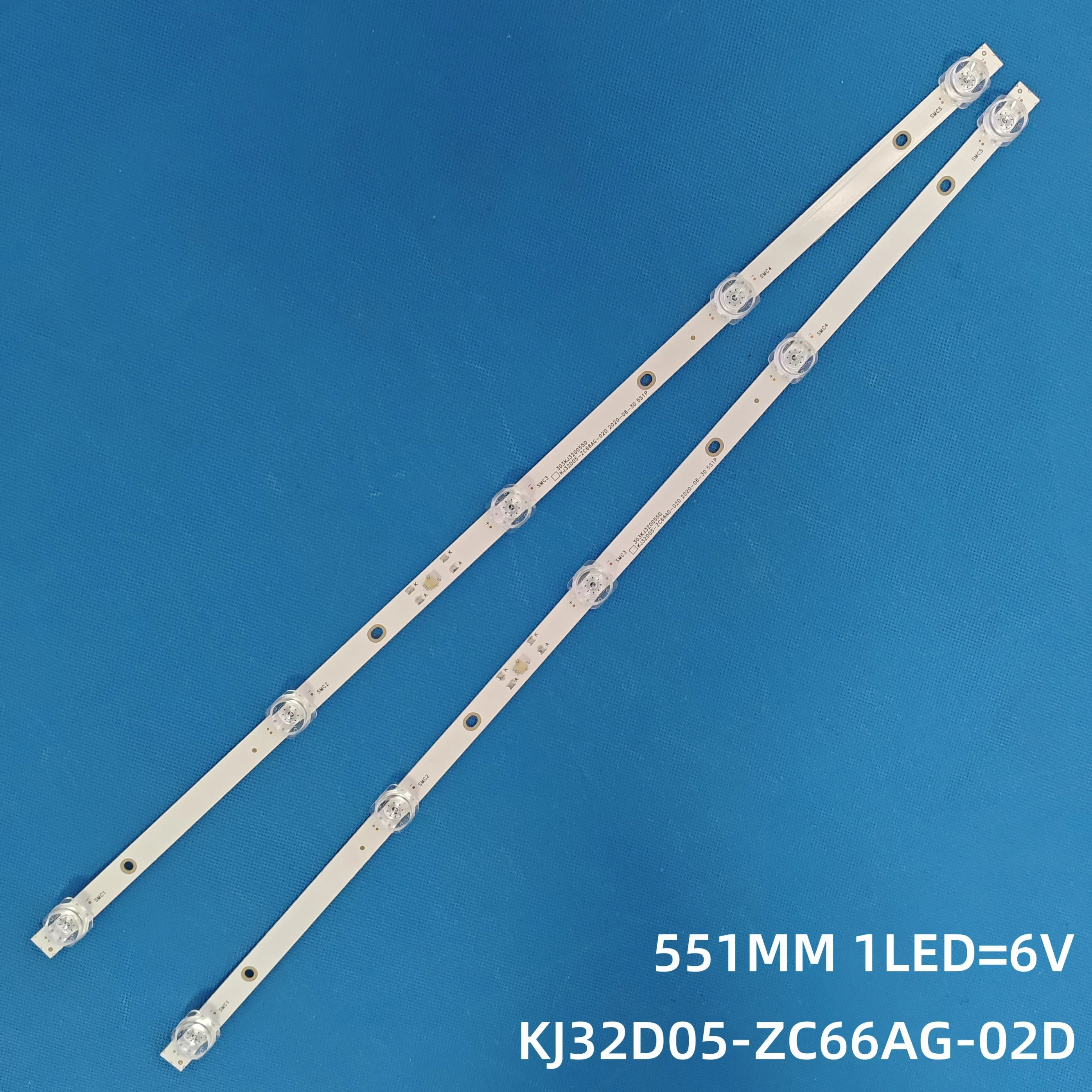 LED Backlight StripsFor AWOX U3200STR KJ32D05-ZC66AG-02D 303KJ320055D JJ-0656-D32030501BM-S MS-KH-T320-V6-F2-3030-2.1-2105-FY4