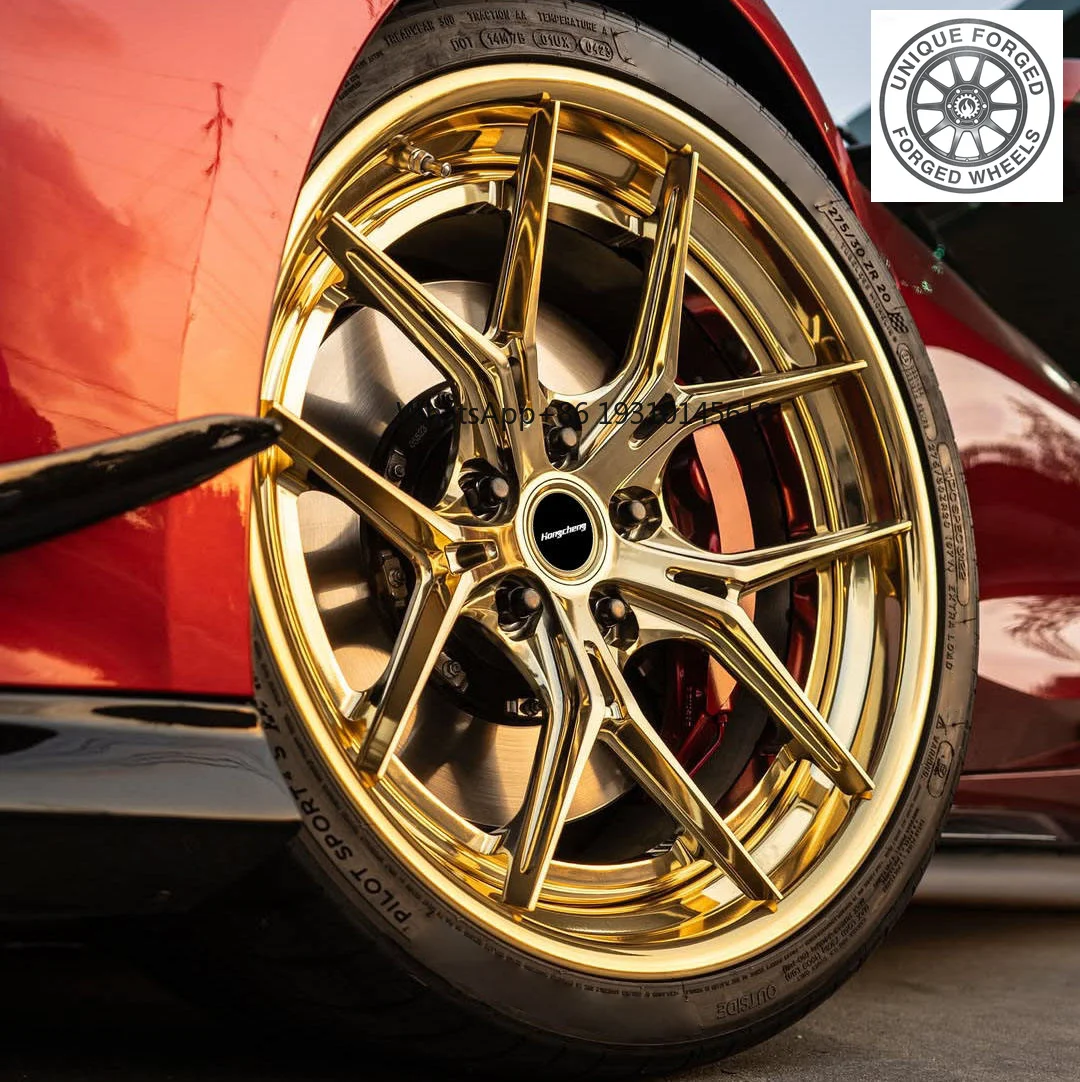 26sytle Customized Size Forged 18 19 20 21 22inch 5x114.3 5x130 5x120 5x112 Deep Dish Polish 2-piece Forged Wheels For BMW