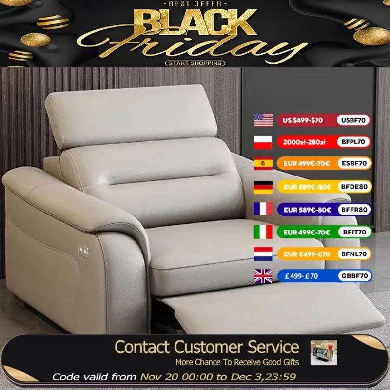 

Water Proof Living Room Sofas Armrest Reclining Bedrooms Lazy Electric Sofa Modern Cinema Nordic Divani Per Soggiorno Furniture