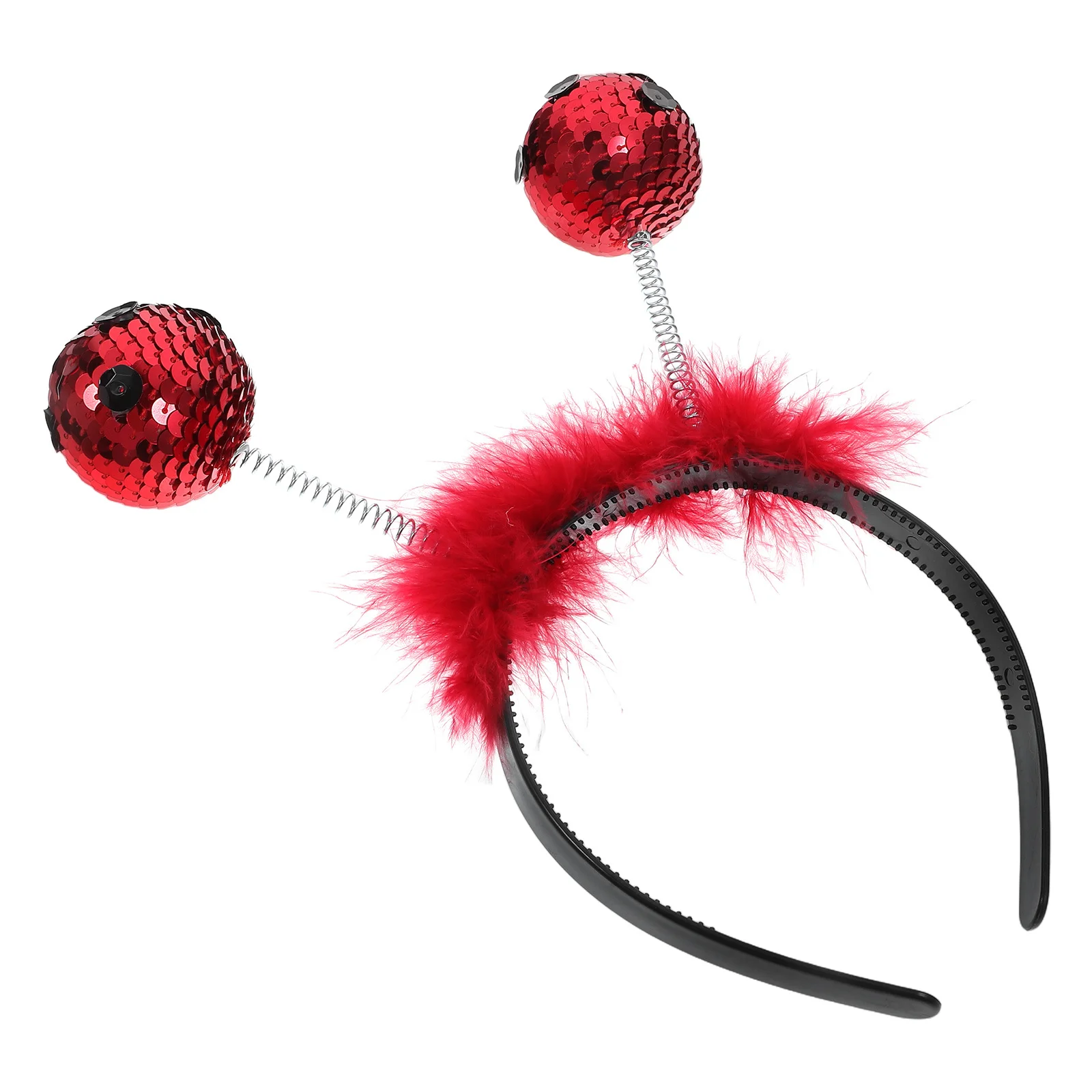 

1Pcs Spring Headband with Paillette Ball Hair Hoop for Party Cosplay Masquerade Stage Performance