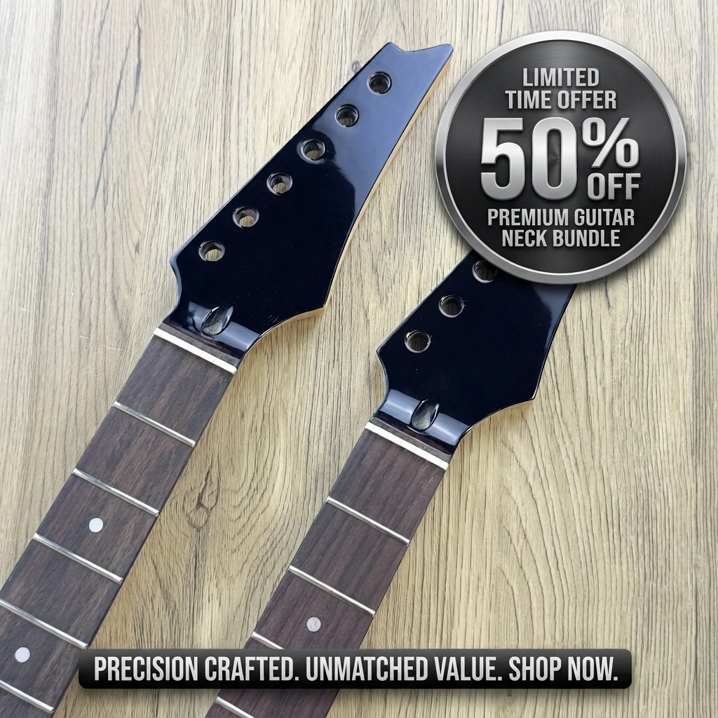 Maple Neck Rosewood Fingerboard Electric Guitar Replacement Neck 22 Fret Guitar Parts for Electric