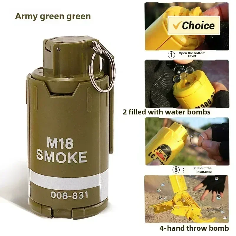 Tactical Hand Grenades Toy CSGO Outdoor Water eads Airsoft Grenade Model attle Game Water ullets  Shower Rival Role Play
