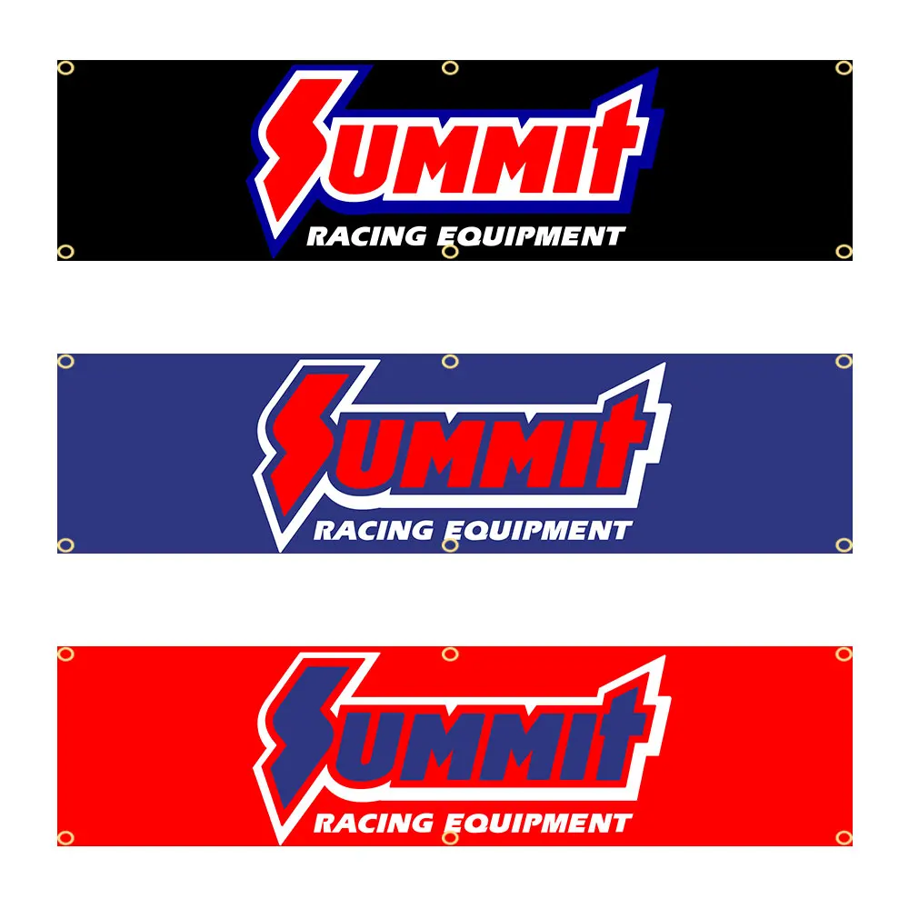 60x240cm SUMMITS CAR BANNER Tapestry Polyester Printed Flag Garage or Outdoor For Decoration