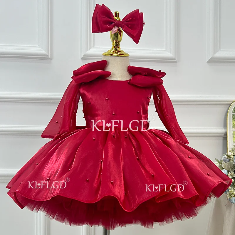 New shiny girls' fluffy skirt, gorgeous and elegant, perfect for dance parties, evening wear, light luxury host, children's dres