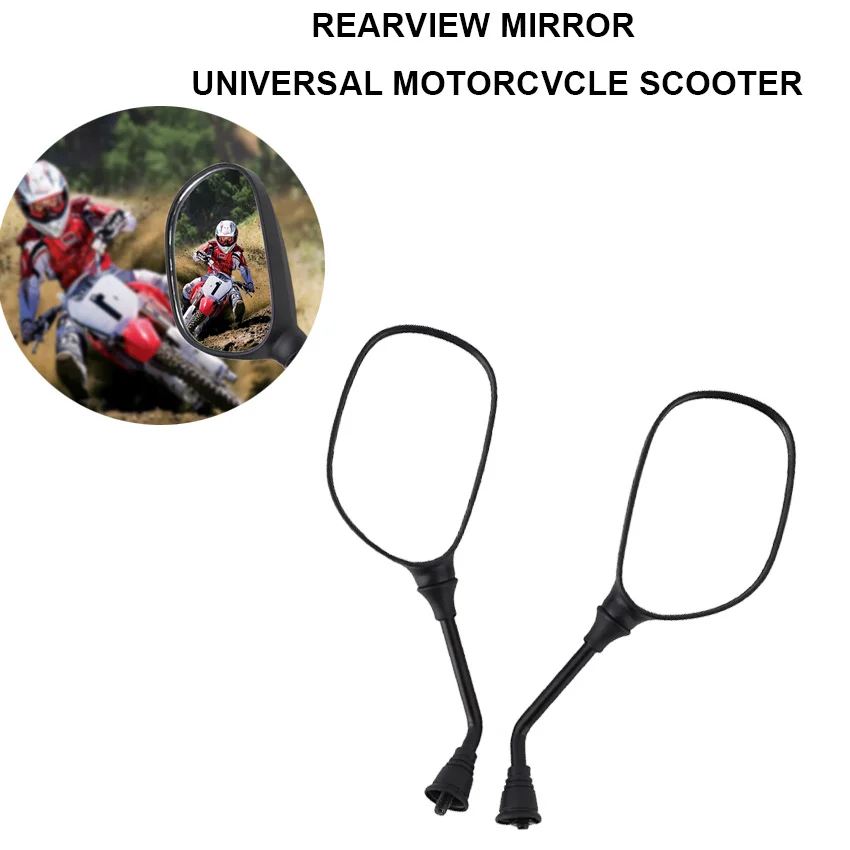 

8mm Motorcycle rearview mirror electric vehicle beach bike off-road vehicle rearview mirror For GY6 50cc 110cc 125cc 150cc ATV