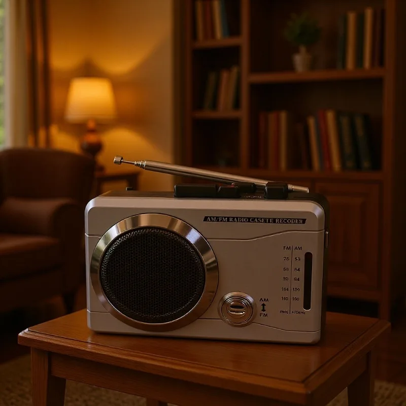 

HIFI Built-in Speaker Portable Mini Personal Voice Audio AM/FM Pocket Radio Cassette MP3 Player Cassette Recorder Walkman Player