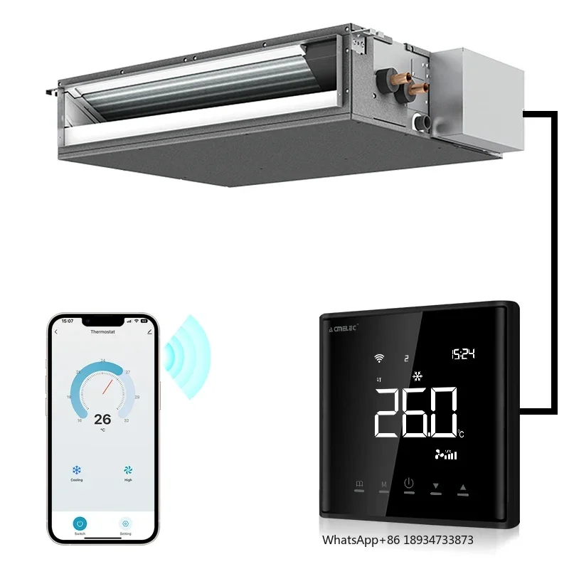 Termostato inteligente VRV para Fujitsu Mitsubish Control Wifi Tuya inteligente para Gree Midea funciona con Alexa Yandex Google