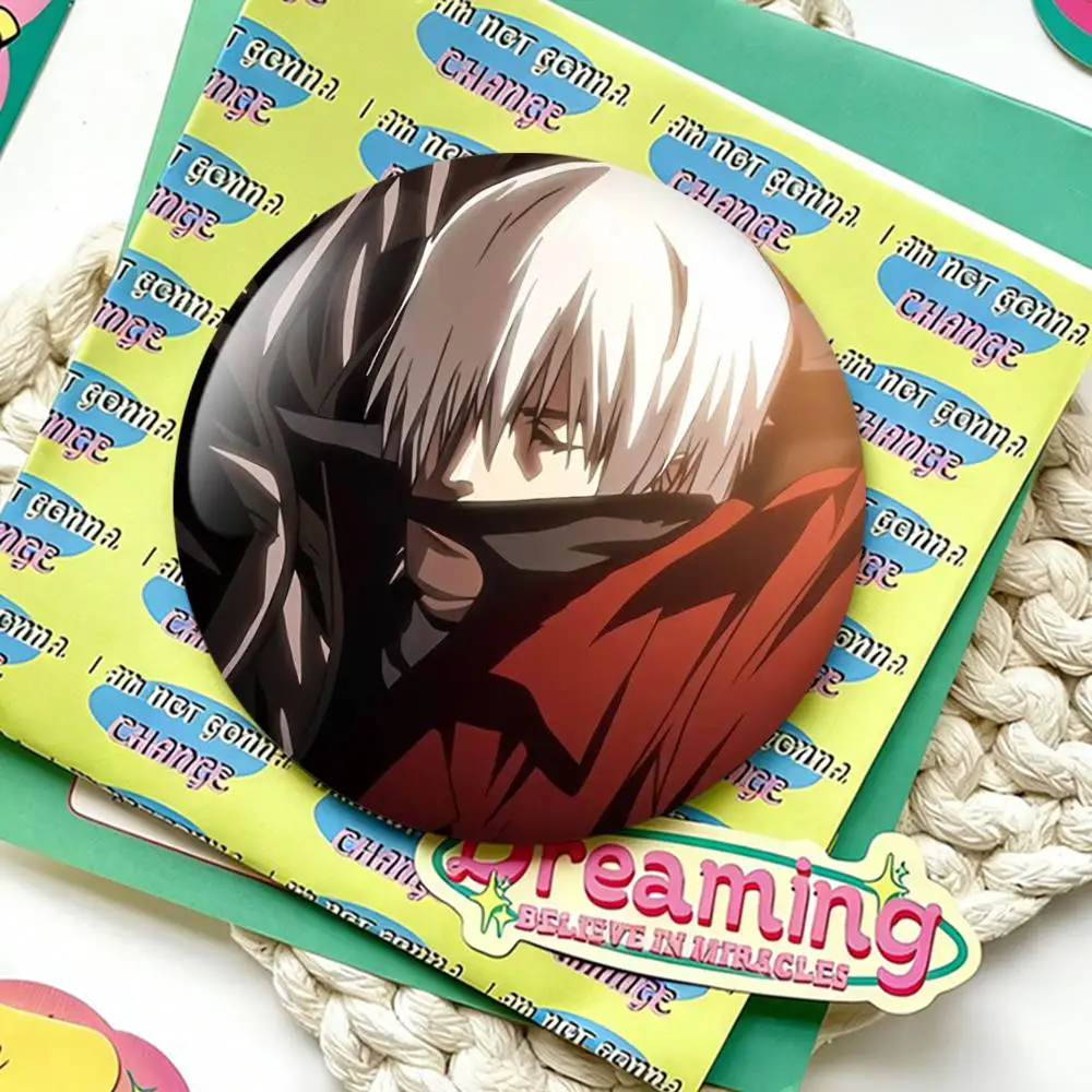 D-Devil M-May C-Cry 5 Dante DMC Laser Badge Applicable For Backpack Clothes Hats Decor Creative Accessories