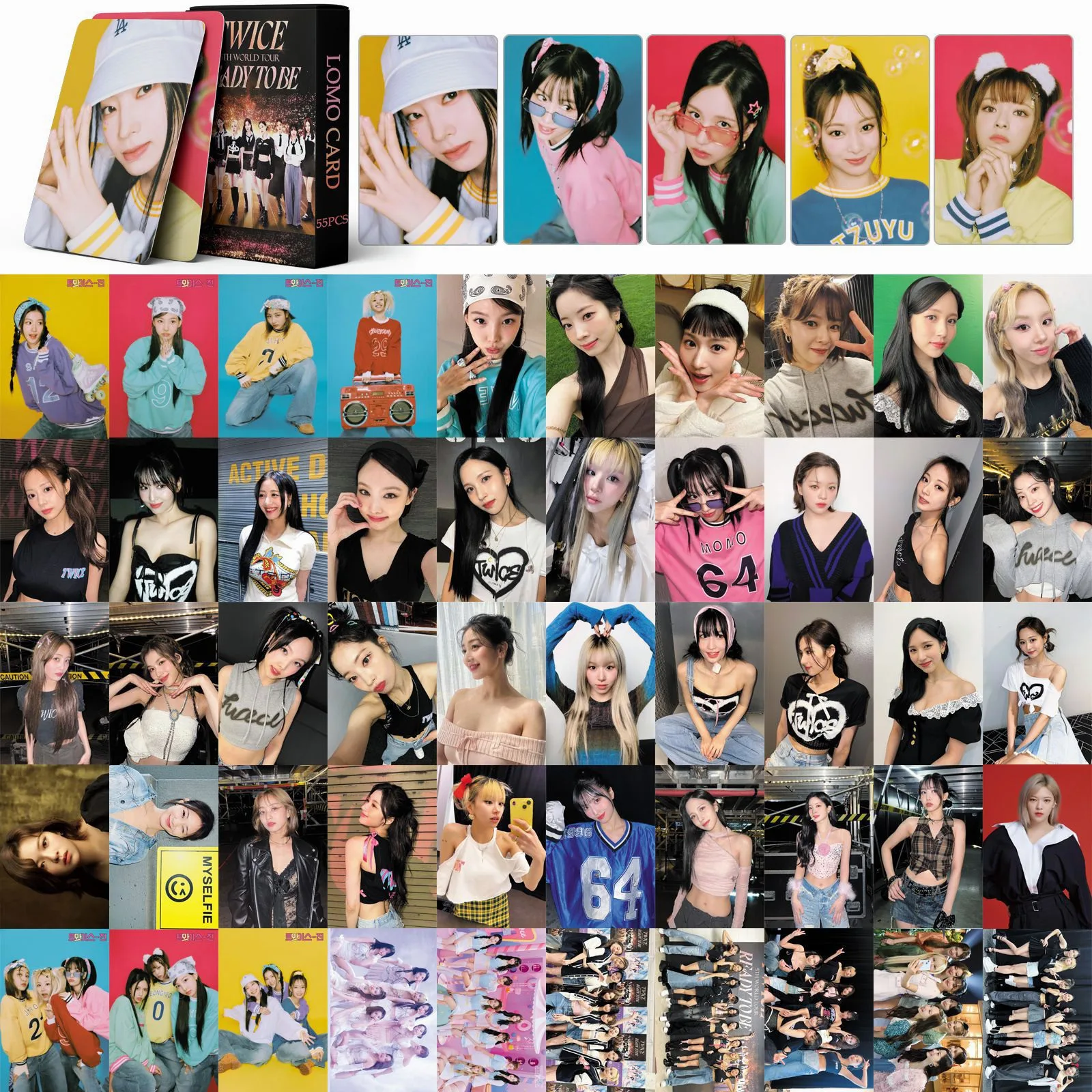 55PCS Kpop Lomo Cards SEASON'S GREETINGS 2024 New Album Circuit24 Photocards Photos Print Cards