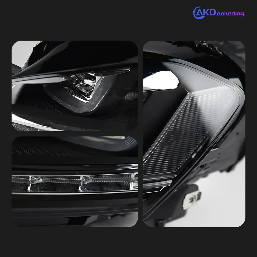 LXBY Headlight For VW Golf 7 LED Headlights 2013-2017 Head Lamp Car Styling DRL Signal Projector Lens Auto Accessories Front Lig view 5