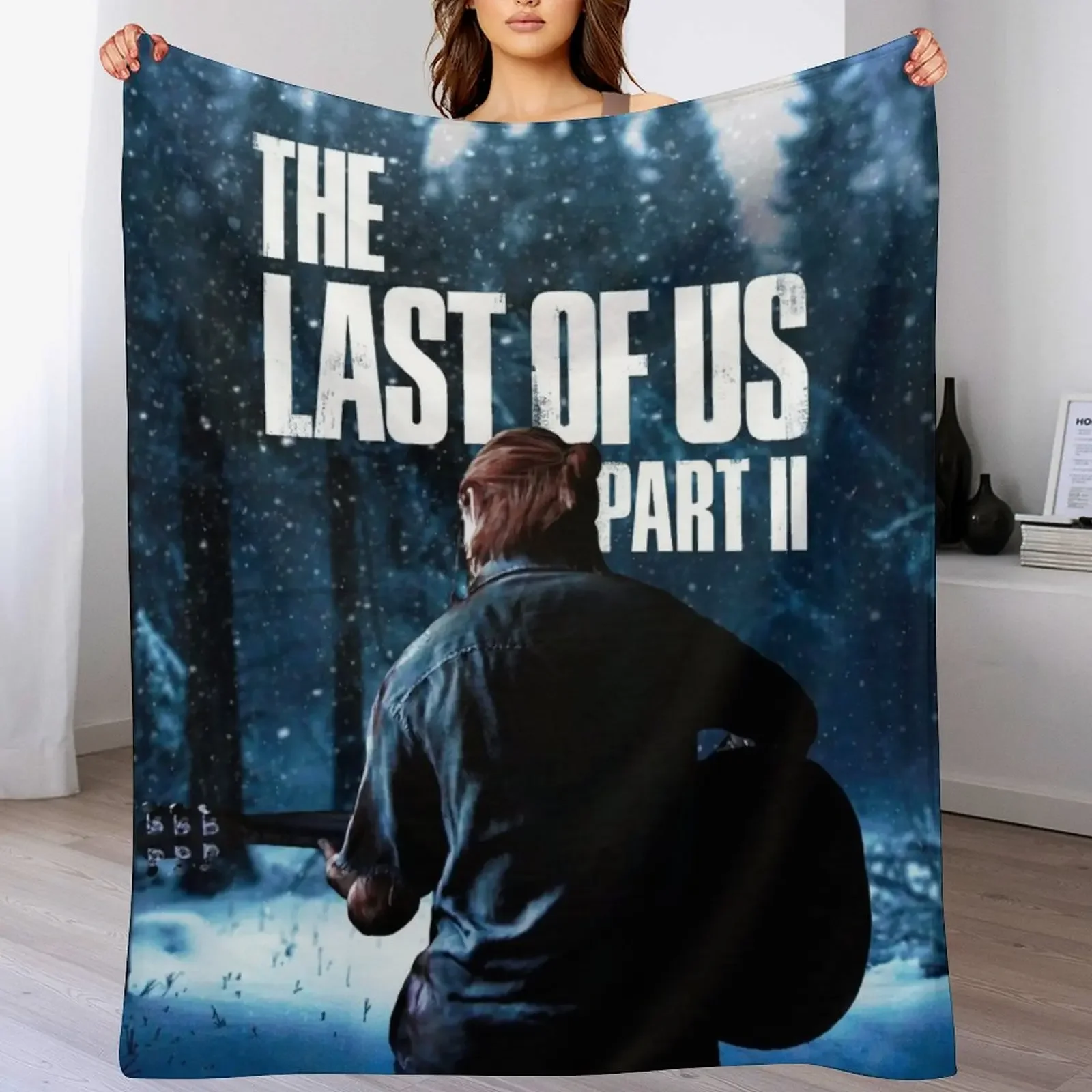 

The Last Of Us Part 2 Winter Song Throw Blanket For Sofa Thin For Baby Tourist Blankets