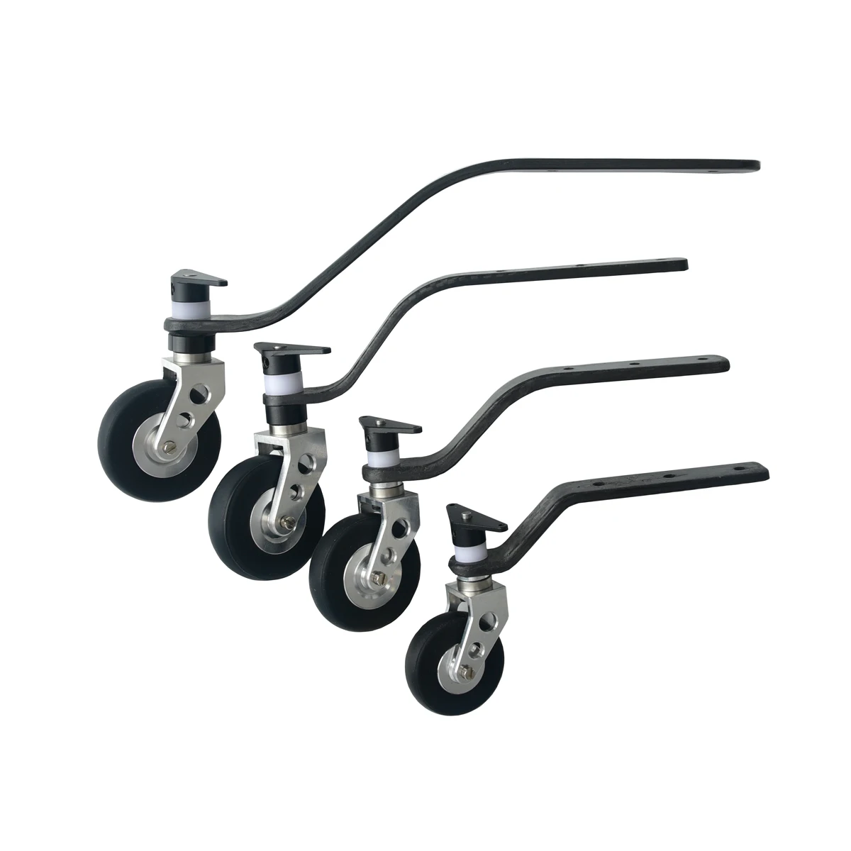 1 pièce 20CC/ 40CC/ 50CC/ 63CC/ 80CC/ 100CC, roue arrière en Fiber de carbone, ensemble de train d'atterrissage, Kit d'assemblage pour moteur à essence, pièces d'avion RC