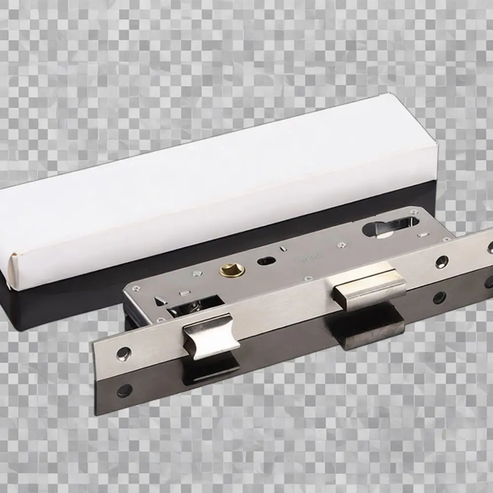 Thermal Break Aluminum Door Lock Body Replacement Stainless Steel Sliding Door Mortise Mechanism Security Hardware Accessory
