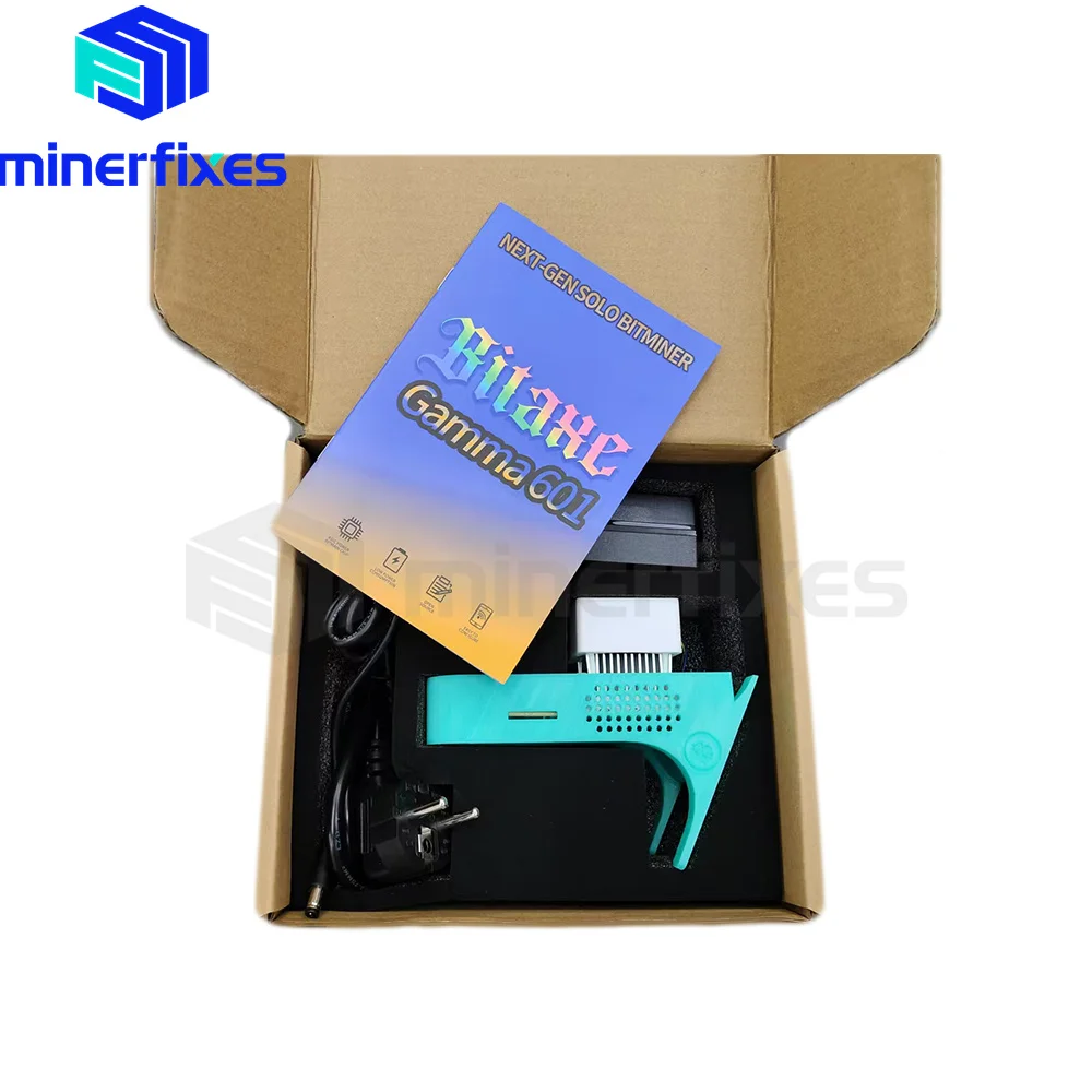أخبار Bitaxe Gamma 601 Solo Miner 1.2TH/S BM1370 Asic Chip 18W من Antminer S21 Pro Bitcoin BTC Miner مع قابس الاتحاد الأوروبي