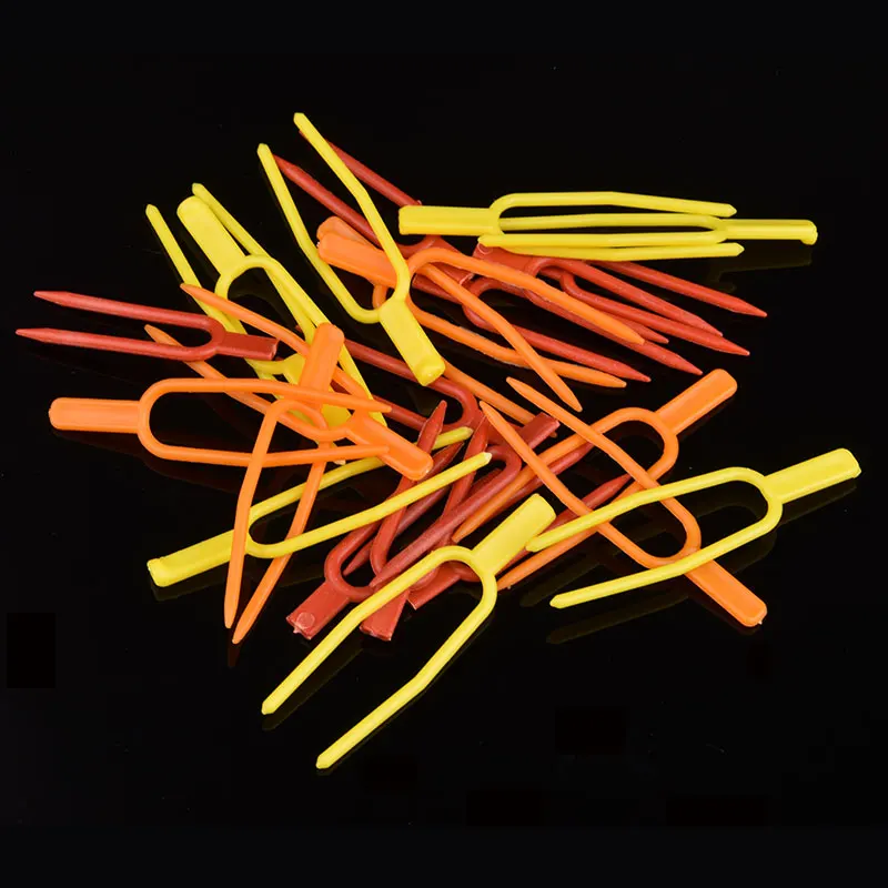 50/100PCS Plant Stem Stolon Fixator Garden Strawberry Planting Fixture Fork Watermelon Agriculture Clamp Clip Support Tool