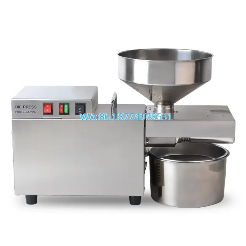 Wmwmnu S9 Commercial Automatic Cold and Hot Pressing Oil Extractor Temperature Controlled Stainless Steel Oil Making