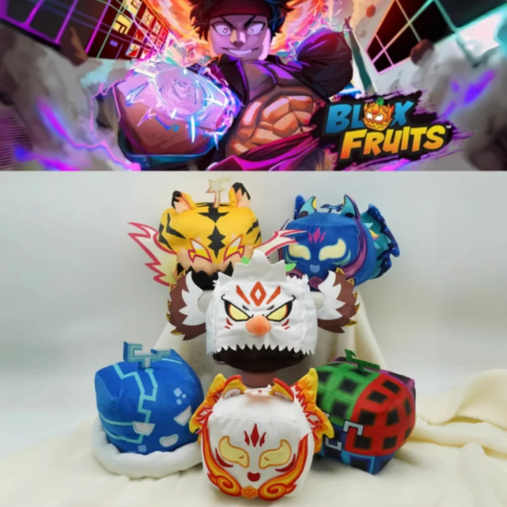 

In Stock Blox Fruits Plush Doll Cute Anime Peripherals Toy Birthday Christmas Gift