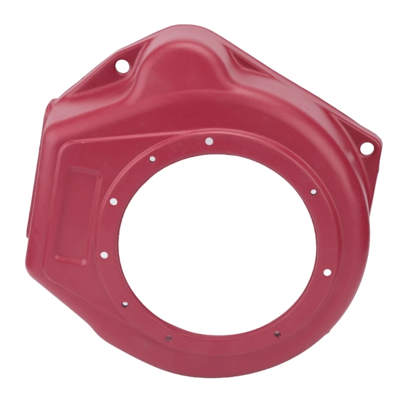 Recoil Fan Cover and Fan Shroud for 188 and 190F Engines, Plastic Housing with Center Opening, Mounting Holes, and Flanges X37F