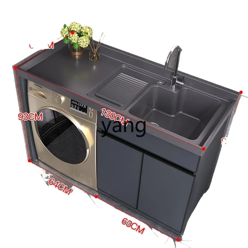 CX space aluminum balcony laundry cabinet roller significant other quartz stone integrated pool