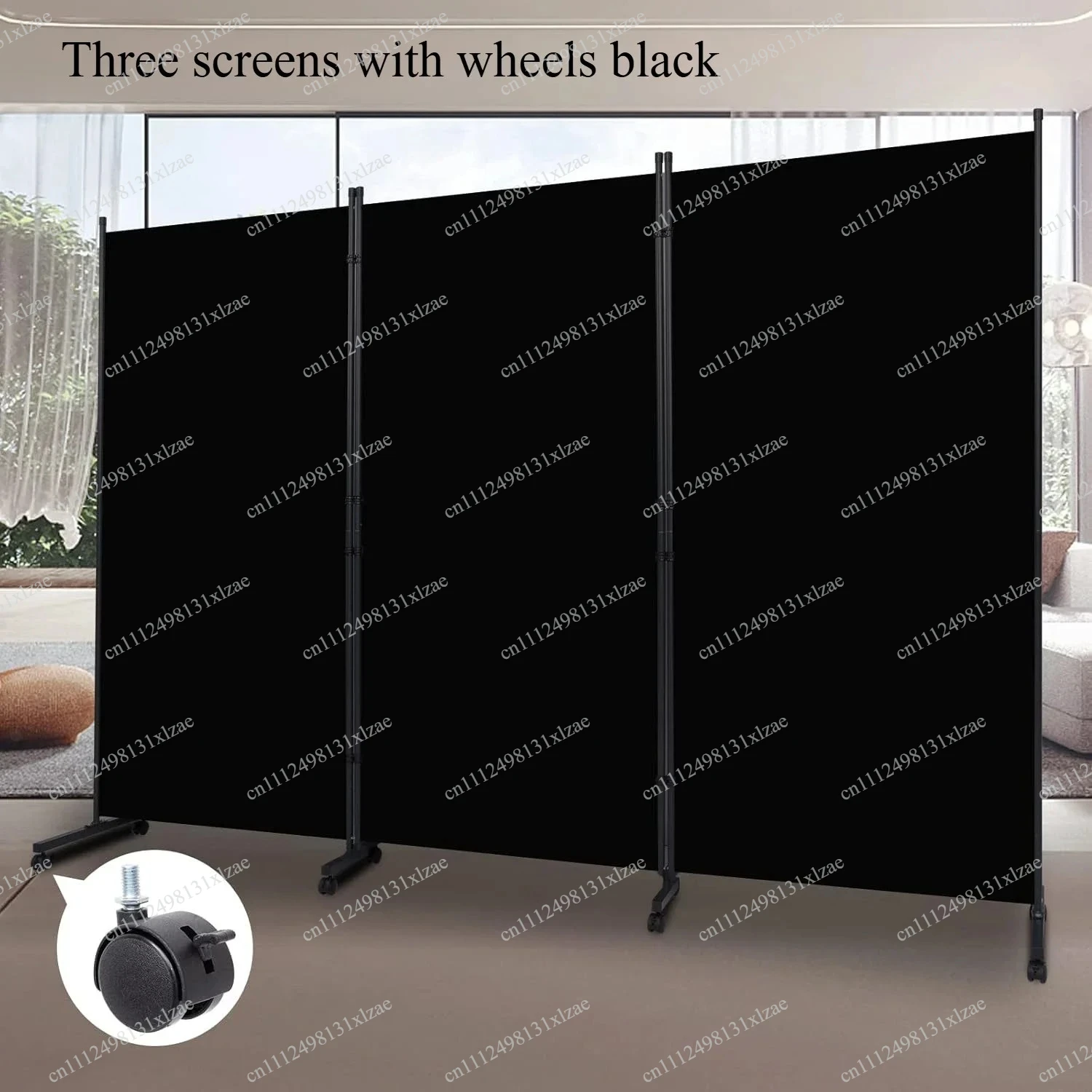 Office push-pull movable screen foldable mobile partition wall hotel partition screen folding screen