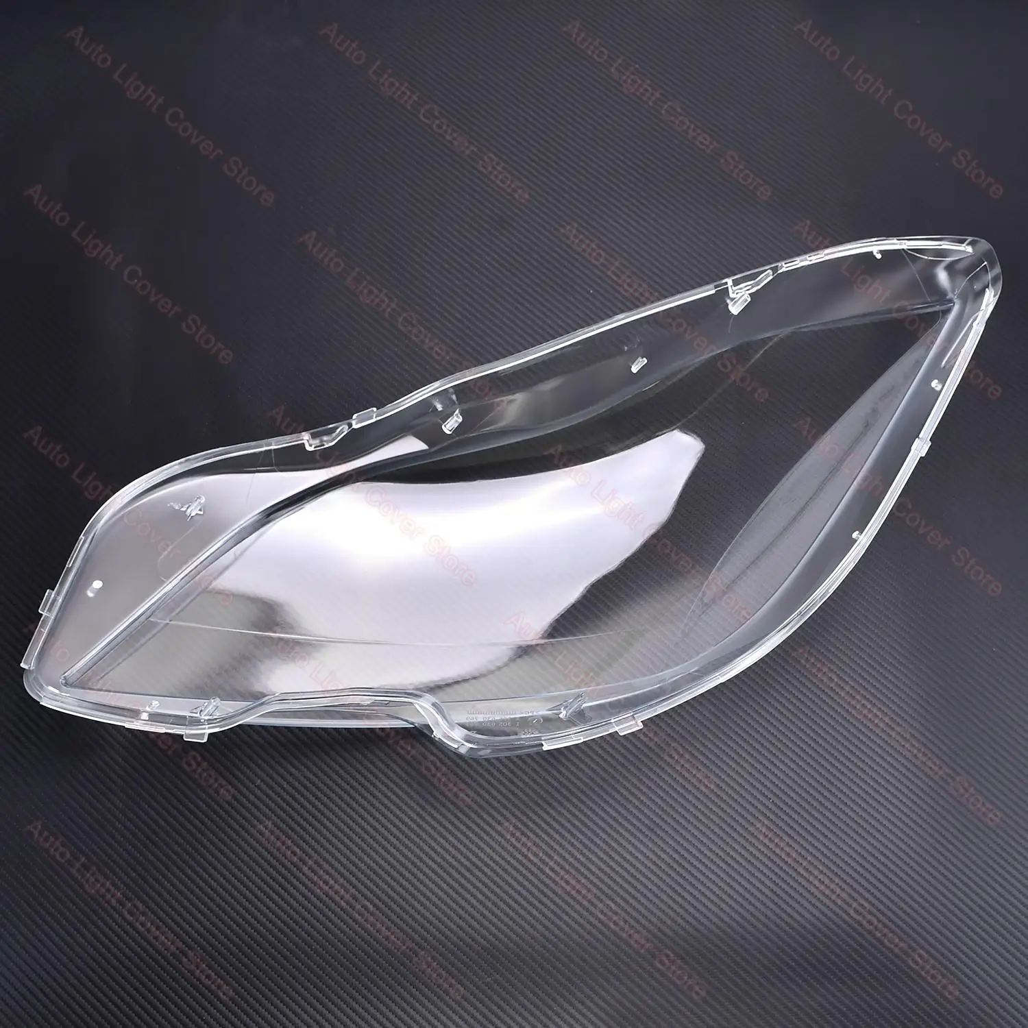 Headlight Lens Cover For Benz CLS W218 2012-2016 1Pair PC High Transparency Anti-Yellowing UV Protection Perfect Fit Replacement