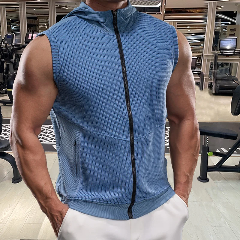 

Men's Tank Tops Gym Workout Shirt Back Fitness Tank Shirts Active Crew Neck Tee Moisture Wicking Quick Dry Mens Workout Shirts