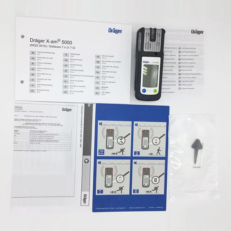 Detector de tetrahydrothiofeno alemán Delger X-am5000, alarma de gas de tetrahydrothiofeno X-AM5000