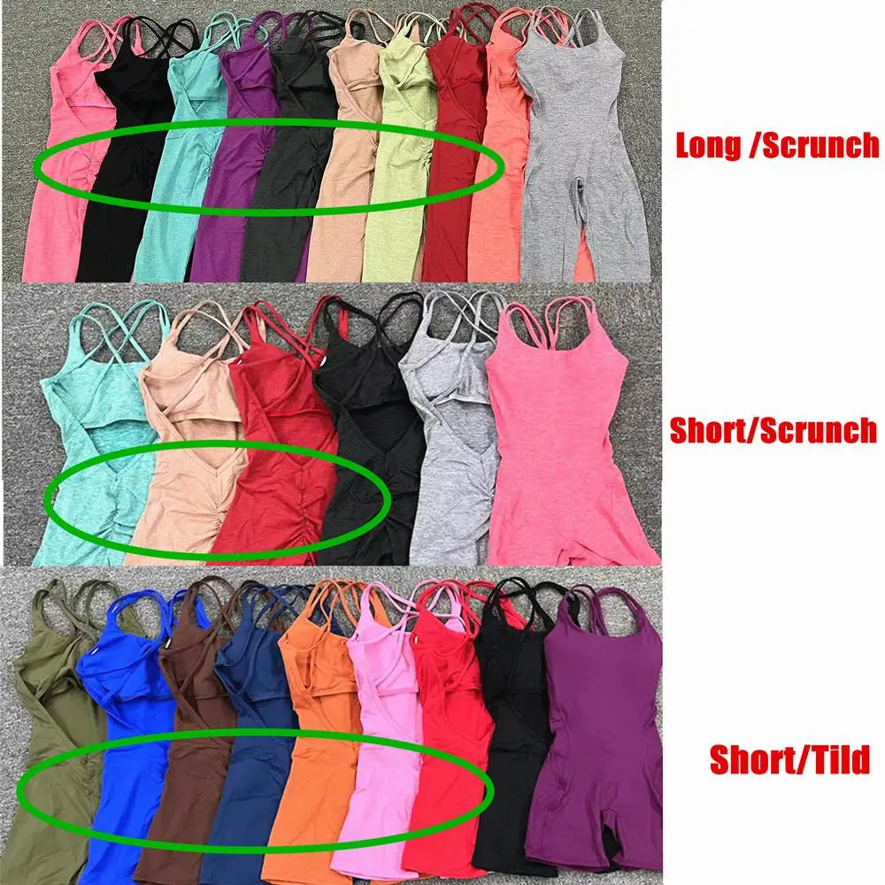 2024 Pad Cross Back Women Fitness Gym One Piece Jumpsuit Leggings Workout Pant Female Shorts Active Wear Sport Outfit Suit GYM