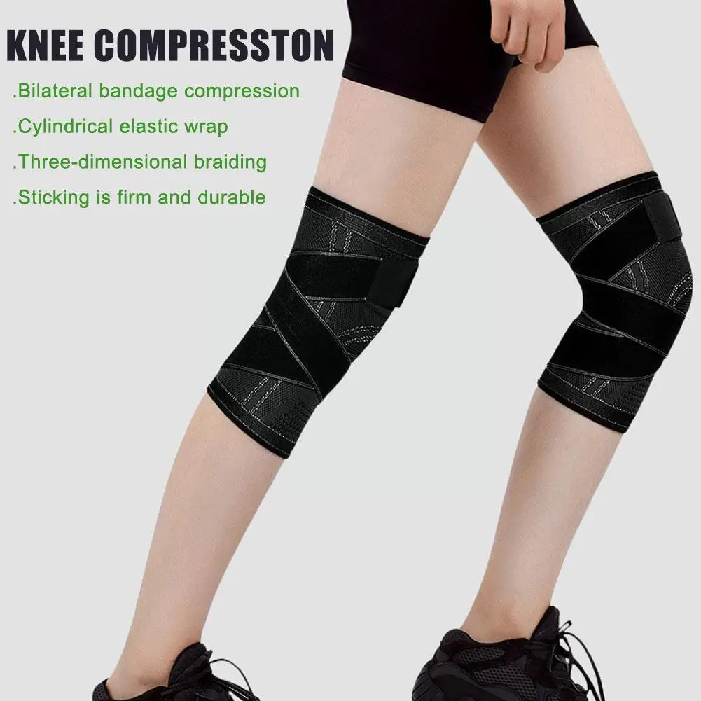 1Pcs Knee Pads Braces Sports Support Kneepad Men Women for Arthritis Joints Protector Fitness Compression Sleeve V3E6