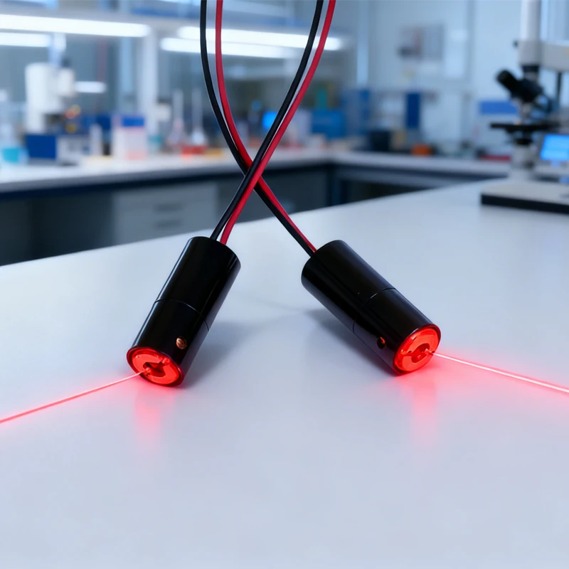 D8X18mm Adjustable Focus 670nm 685nm 1mW 5mW 10mW Red Dot Laser Diode Module Industrial Grade ACC Driver TYLASERS