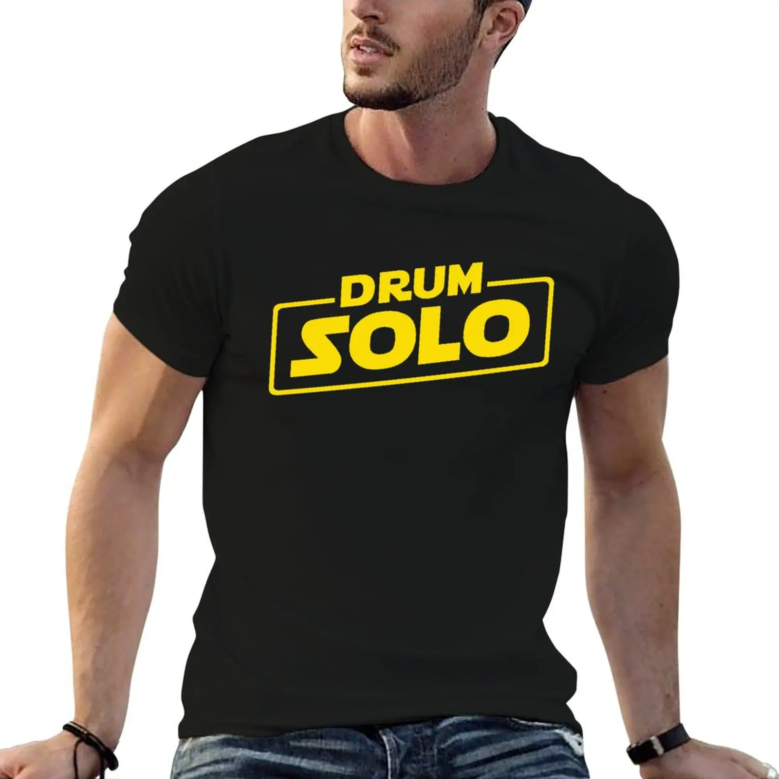 DRUM SOLO T-Shirt Plus Size All Match Tee Shirt