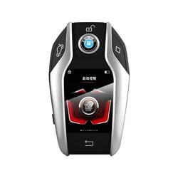 Modified Boutique Smart Remote Car Key with LCD Screen Suitable for all original cars with one-key start function for bmw