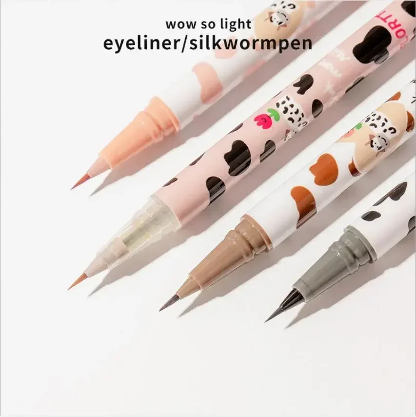 Flortte Eyeliner Pen Liquid Eye Liner Orbicularis Pen Waterproof Longlasting Women Rare Beauty Cosmetics Korean Makeup Products