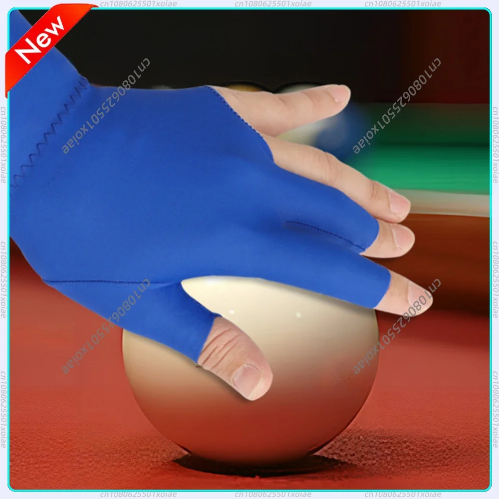 Non-Slip Billiards Match Gloves 3 Fingers Pool Gloves Left/Right Hand Breathable Billiard Gloves Billiard Glove for Women Men