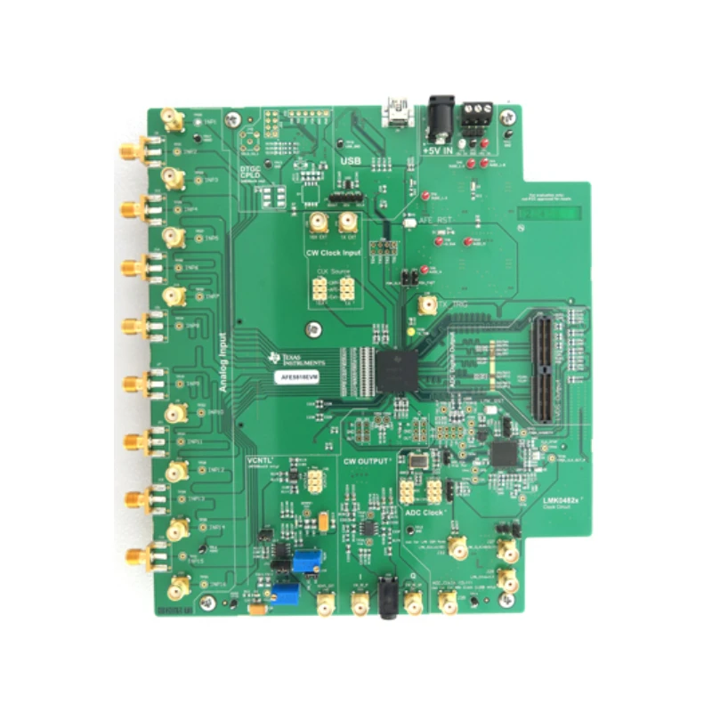 TopElec AFE5818EVM AFE5818-Based TGC Evaluation Module with Analog-to-Digital Converter (ADC) Function, Compatible with TSW1400E