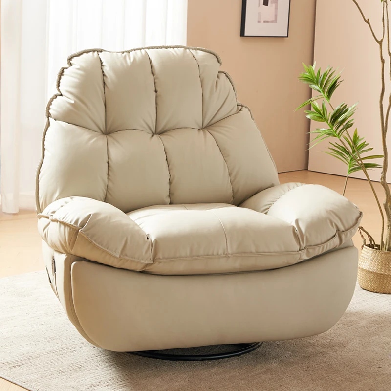 ZL Single Sofa First-Class Space Swivel Chair Cabin Leisure Lazy Electric Reclining Rocking Chair