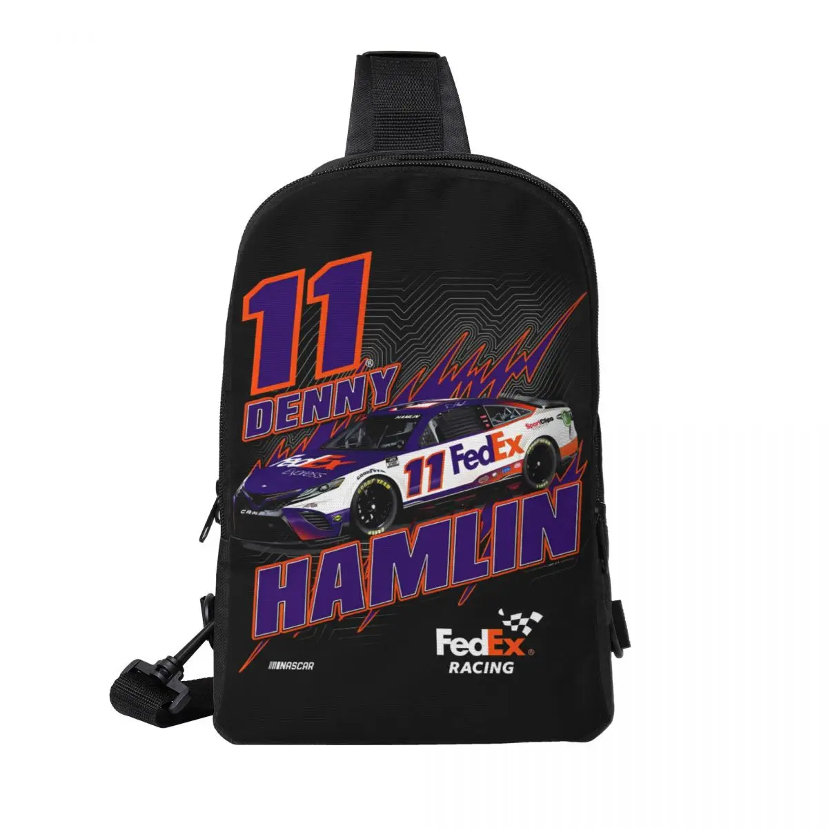 

Denny Hamlin 11 Crossbody Sling Backpack Shoulder Sling Chest Bag Adjustable Travel Hiking Daypack Outdoor for Women & Men