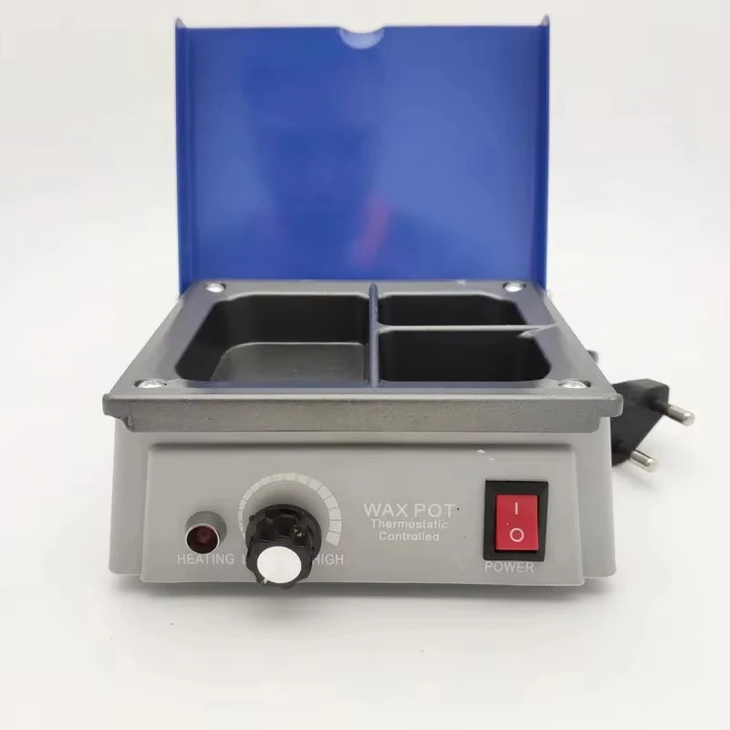 

Dental Wax Pot Wax Heater 3-Well Wax Heating Analog Dipping Pot Digital Dental Melter Lab Equipment