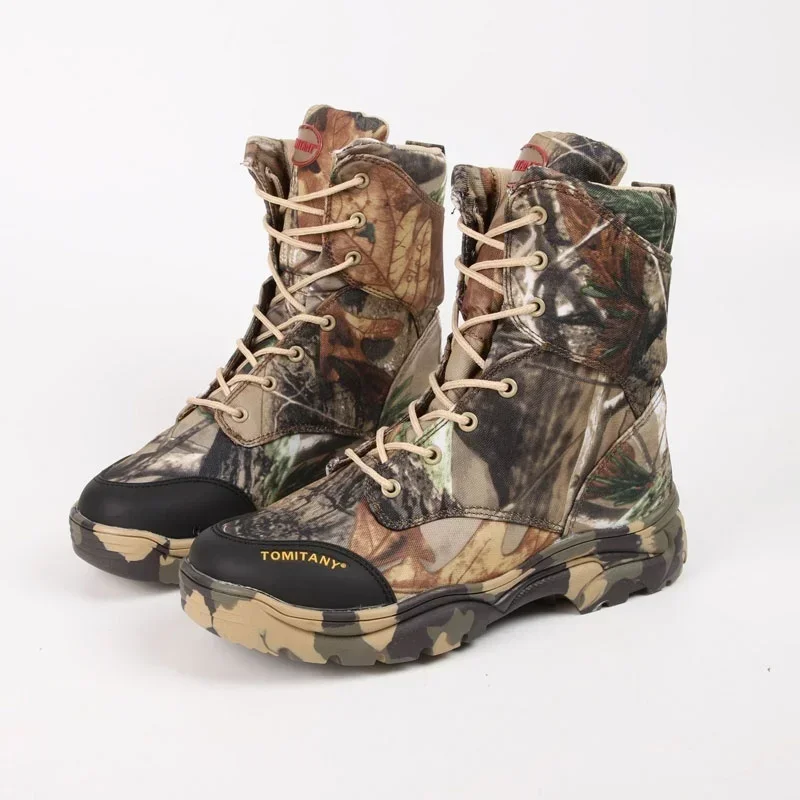 Men's Desert Camouflage Boots Special Combat Outdoor High Top Shoes for Men Cs Fans Tactical Boots Men's Hunter Sneakers