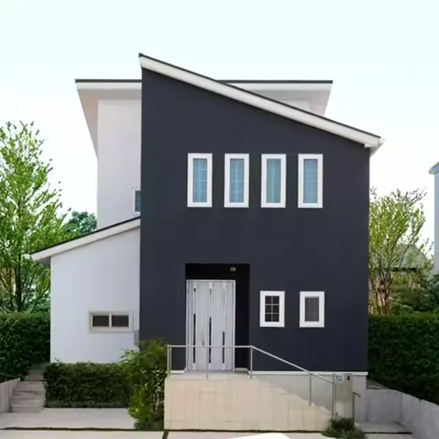 Modern Luxury Light-Steel Structure Prefab House for Living Room Hotel Design Prefabricated Steel Villa for Apartment