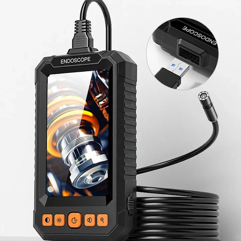 

4.3'' Display Detachable Design Endoscope Camera 2-100m Rigid Cable Single 8MM Pipe Borescope Inspection Camera for Pipeline