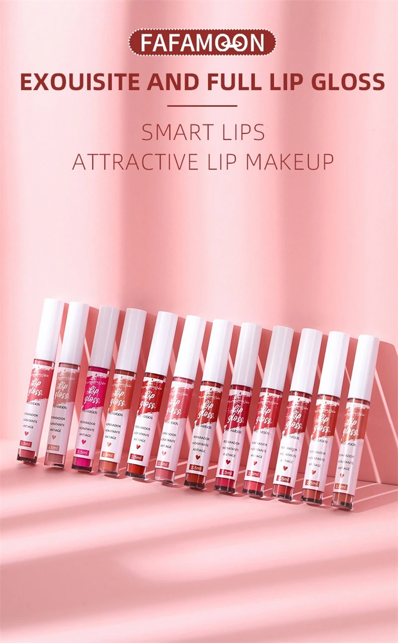 Rosaroter, mattierter, flüssiger Lippenstift, wasserfest, langlebig, feuchtigkeitsspendend, langlebiger Lippenstift, nicht klebender Lipgloss, koreanisches Make-up – Detail 6