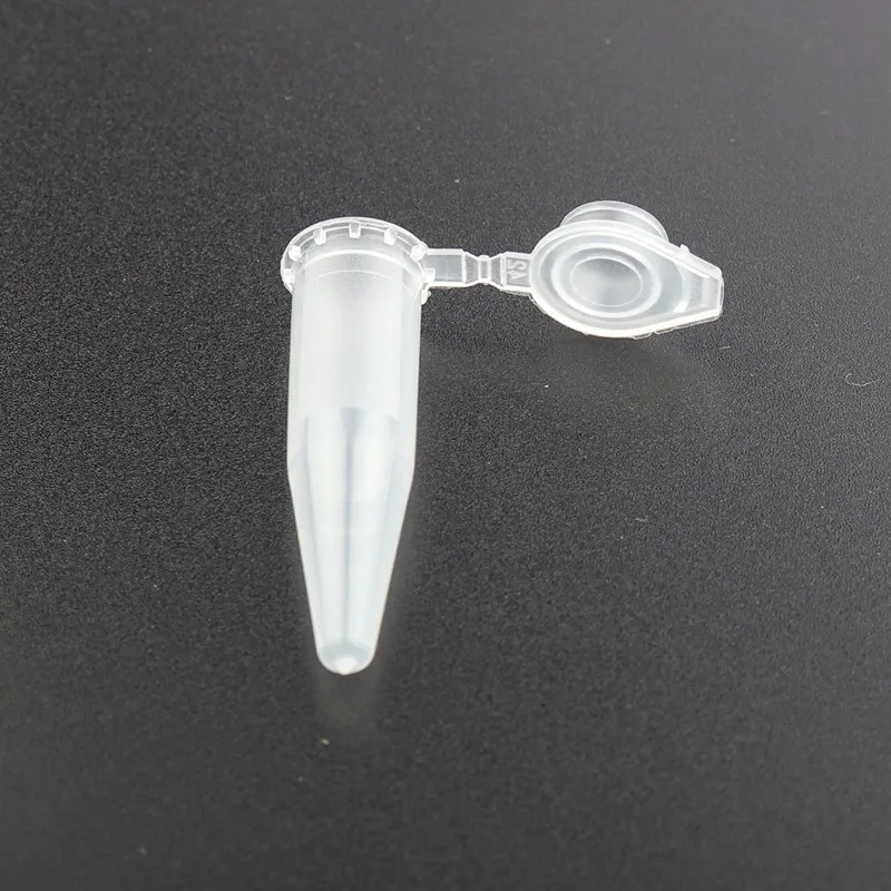 500pcs 10*41mm 1.5ml Mini Plastic Bottles Container Home Storage Transparent Small Bottle PRC Tube Home Garden Storage Vial