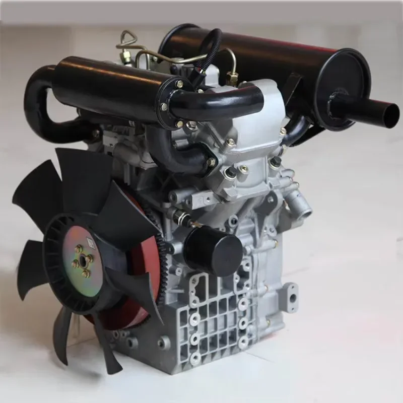 PME2V80  two cylinder water cooled V-Twin 16HP-19HP 4-stroke electric machinery diese engine