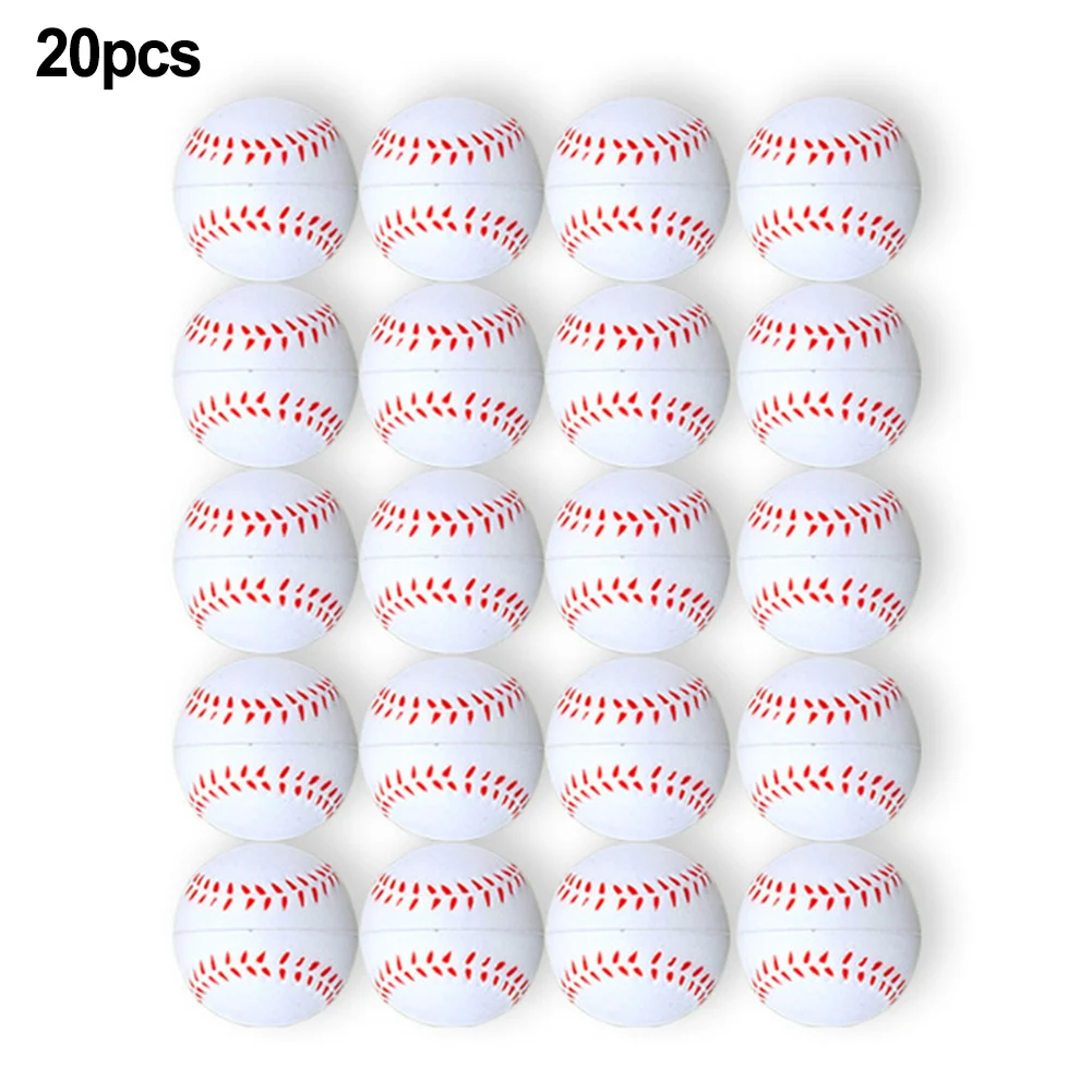 

20pcs Children Sponge Foam Ball Sports Anti Stress Ball Educational Toys For Kids Outdoor Sports Decompression Release Ball